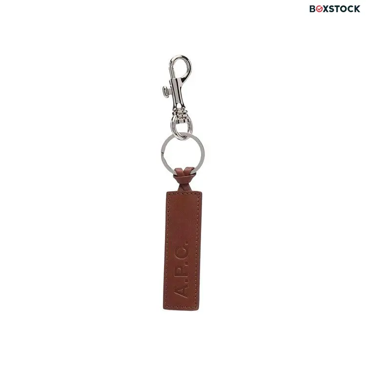 A.P.C. Keyrings 'Hazelnut' Brown Spring/Summer 2024