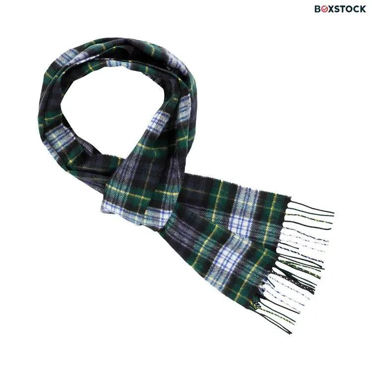 Aimé Leon Dore Tartan Cashmere Scarf 'Knockmore' Multi-Color Spring/Summer 2023
