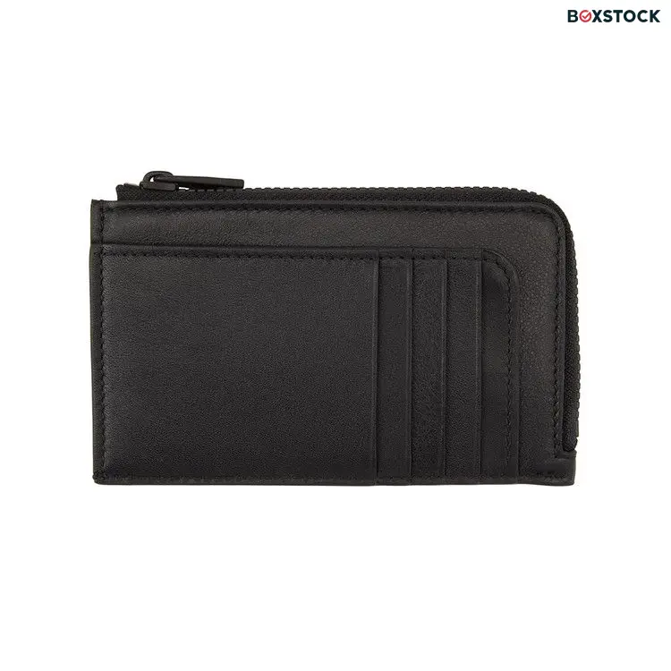 Alexander McQueen Biker Skull Zip Card Holder 'Black/Red'