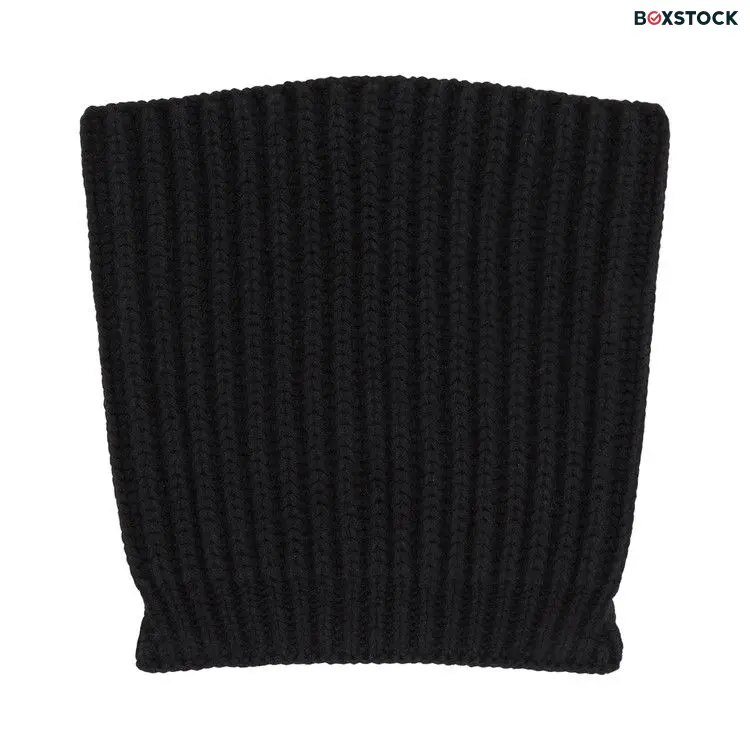 Alexander McQueen Wool And Cashmere Zip Scarf 'Black'