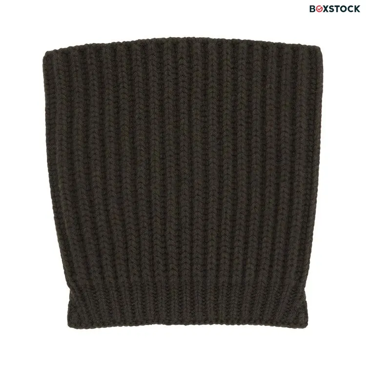 Alexander McQueen Wool And Cashmere Zip Scarf 'Khaki' Green