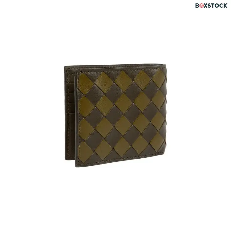 Bottega Veneta Bifold Wallet 'Khaki/Olive Oil' Tan