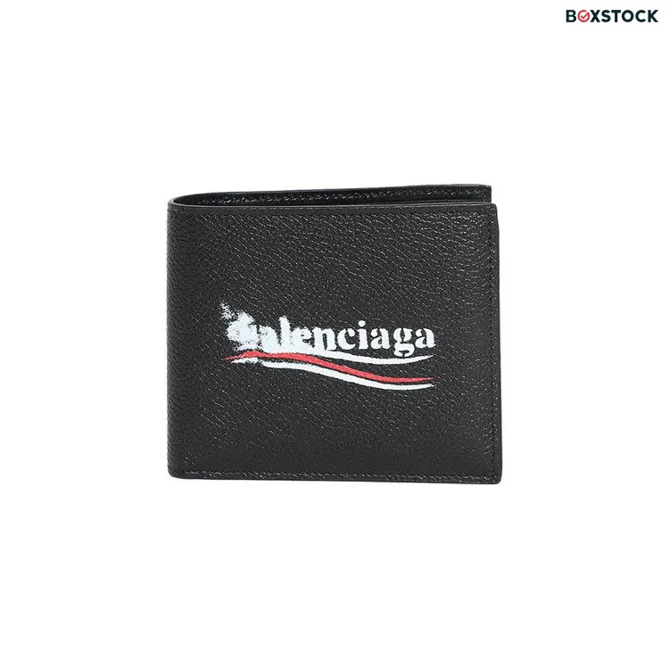 Balenciaga Cash Square Fold Wallet 'Black' Fall/Winter 2024