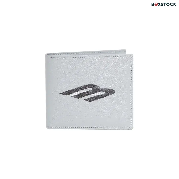 Balenciaga Cash Square Fold Wallet 'Grey/Black' Fall/Winter 2024