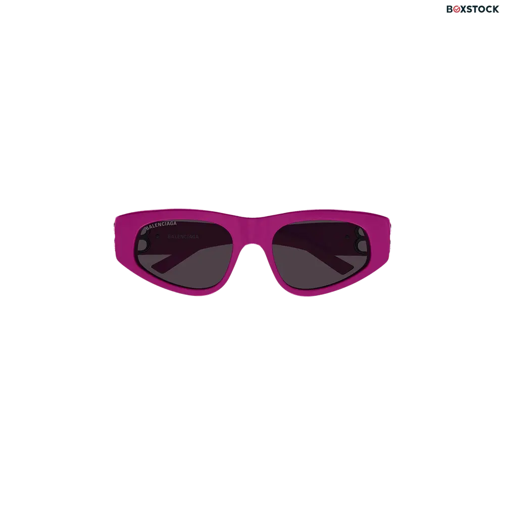balenciaga Balenciaga Cat Eye Sunglasses 'Fuchsia/Silver/Grey' Pink