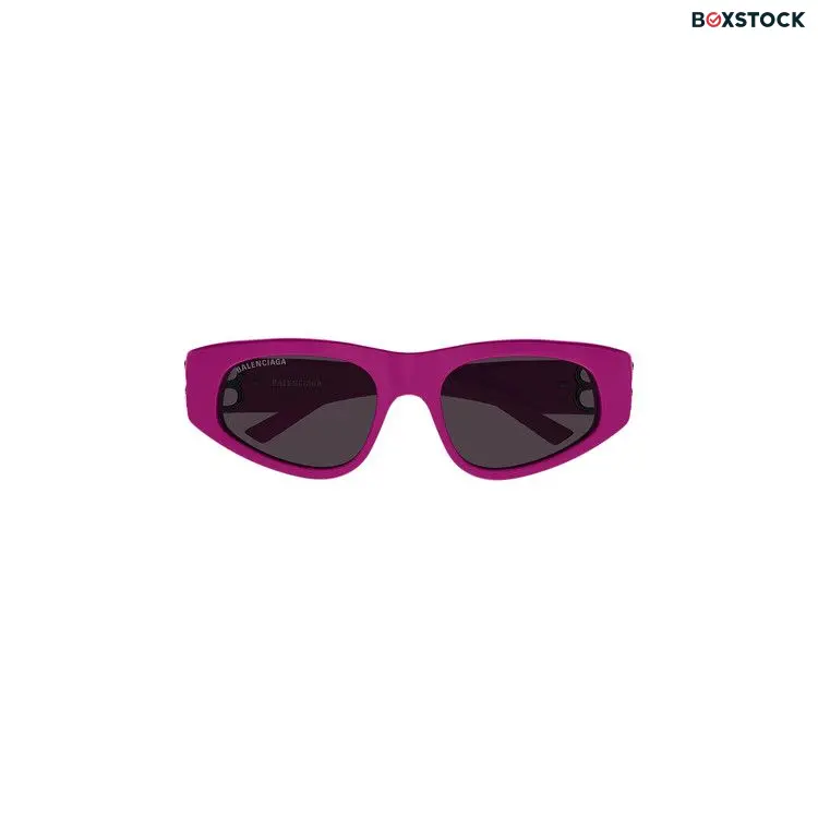 Balenciaga Cat Eye Sunglasses 'Fuchsia/Silver/Grey' Pink