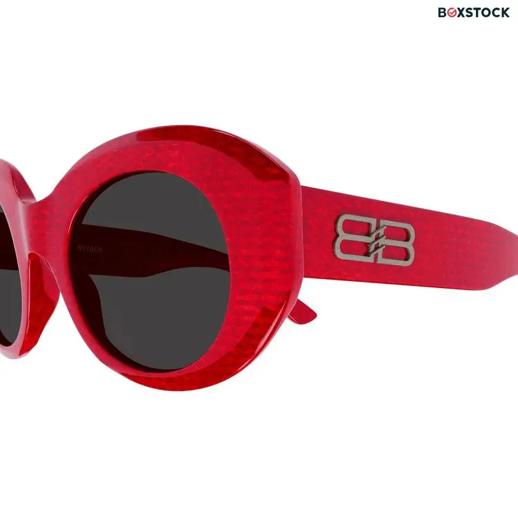 Balenciaga Cat Eye Sunglasses 'Red/Grey'