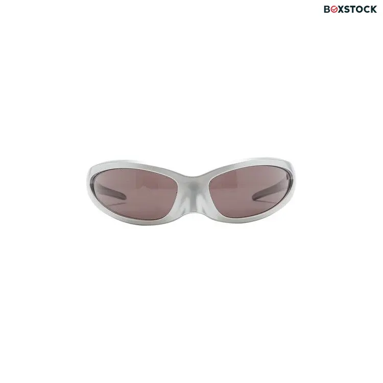 Balenciaga Cat Oval Frame Sunglasses 'Silver' Spring/Summer 2023