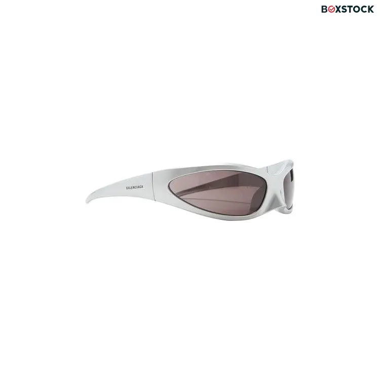 Balenciaga Cat Oval Frame Sunglasses 'Silver' Spring/Summer 2023