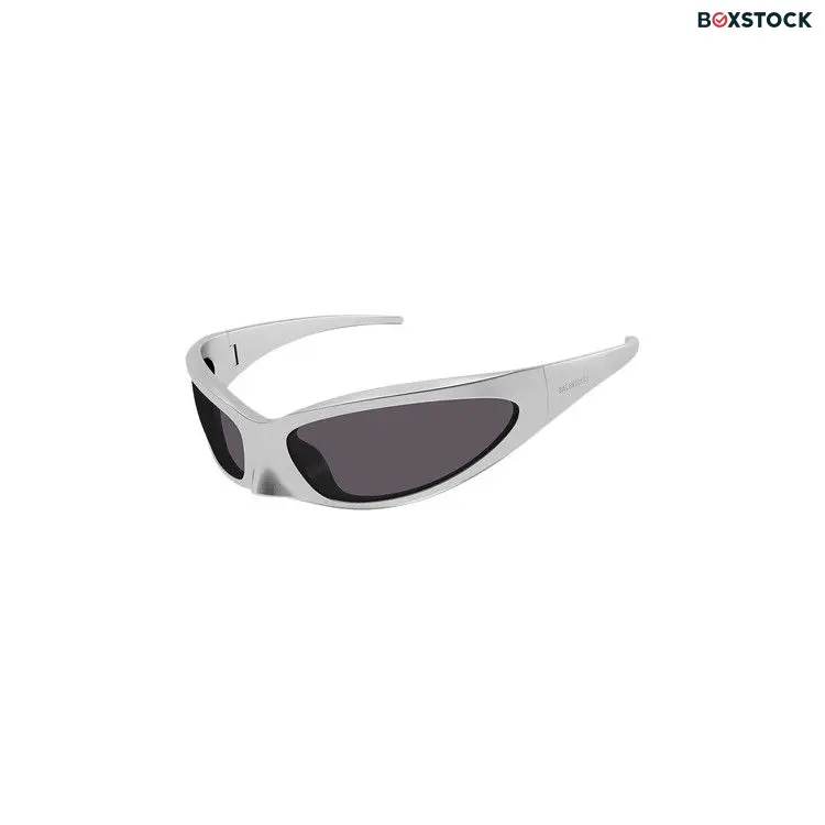 Balenciaga Cat Oval Frame Sunglasses 'Silver' Spring/Summer 2023