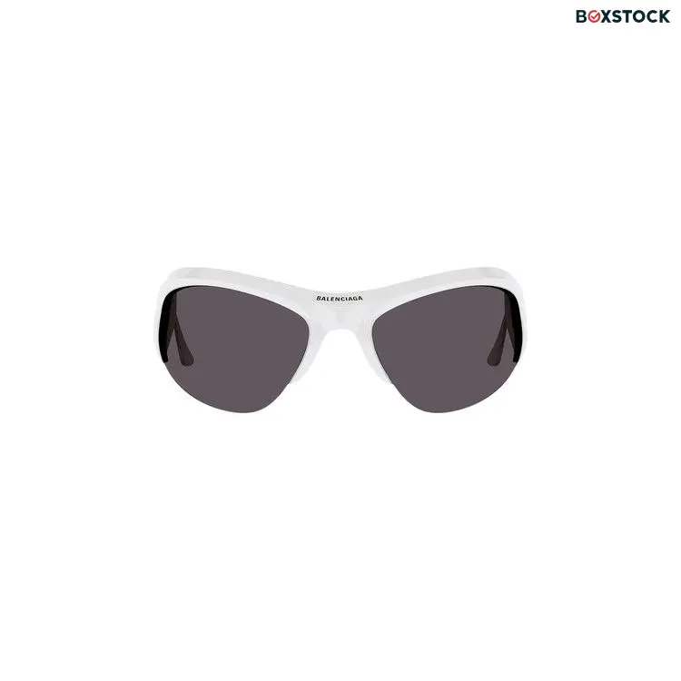 Balenciaga Cat Eye Sunglasses 'White/Silver/Grey'