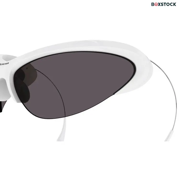 Balenciaga Cat Eye Sunglasses 'White/Silver/Grey'