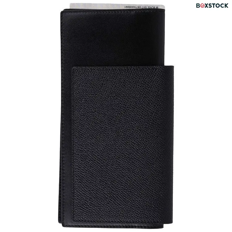 Balenciaga Passport Long Wallet 1 Ticket 'Black' Spring/Summer 2024