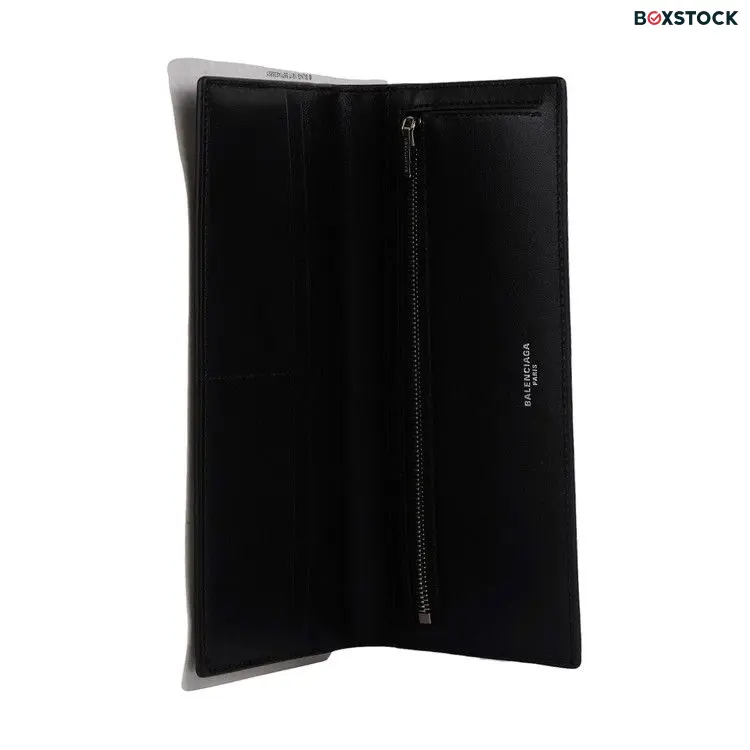 Balenciaga Passport Long Wallet 1 Ticket 'Black' Spring/Summer 2024