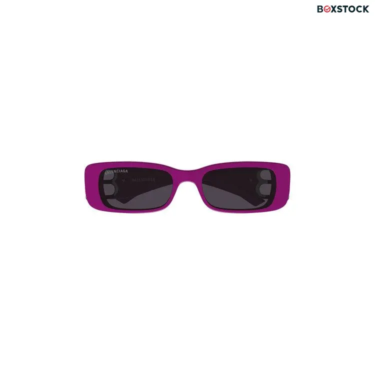 Balenciaga Rectangular Frame Sunglasses 'Fuchsia' Pink Spring/Summer 2023