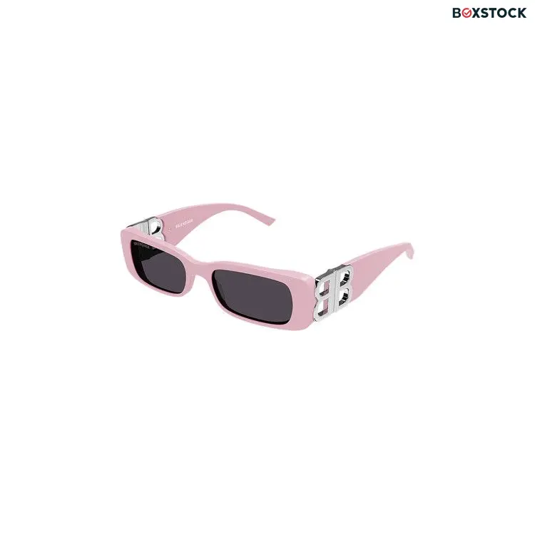 Balenciaga Rectangular Frame Sunglasses 'Pink' Spring/Summer 2023
