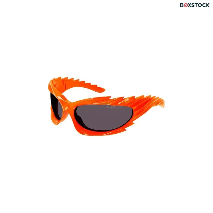 Balenciaga Wrap Around Sunglasses 'Orange/Grey'