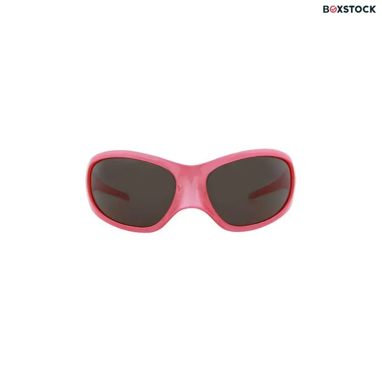 Balenciaga Wrap Around Sunglasses 'Pink/Grey'