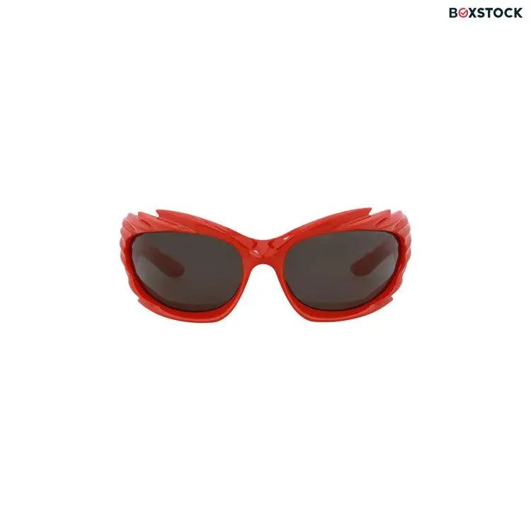 Balenciaga Wrap Around Sunglasses 'Red/Grey'