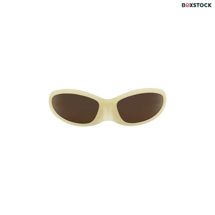 Balenciaga Wrap Around Sunglasses 'Yellow/Brown'