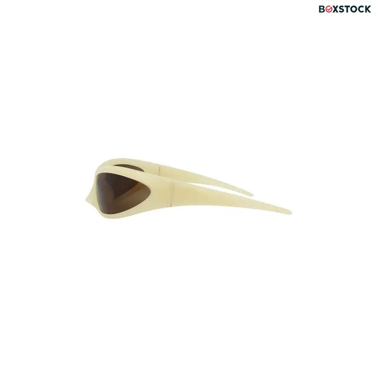 Balenciaga Wrap Around Sunglasses 'Yellow/Brown'