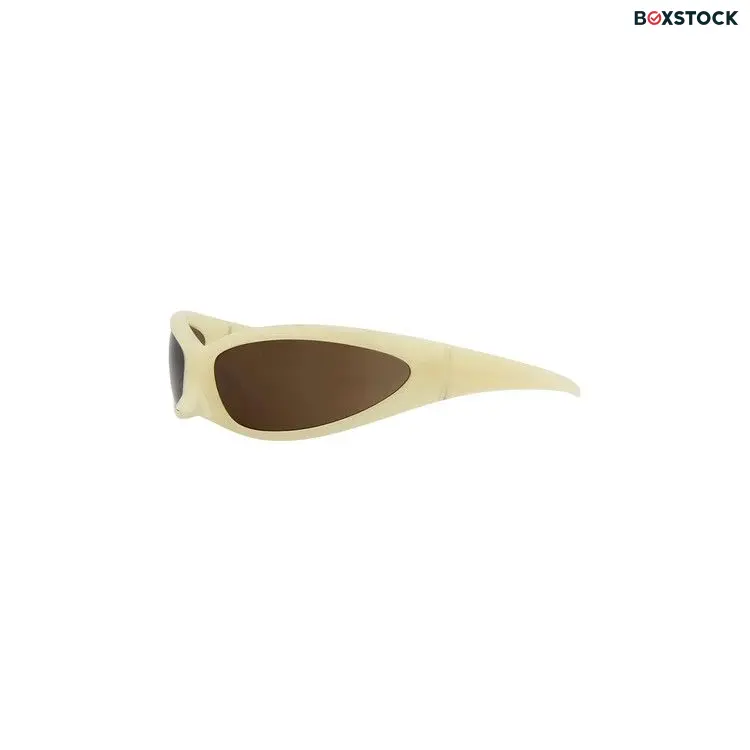 Balenciaga Wrap Around Sunglasses 'Yellow/Brown'