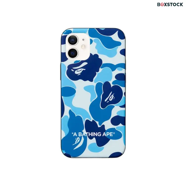 BAPE ABC Camo iPhone 12 Mini Case 'Blue' Fall/Winter 2021