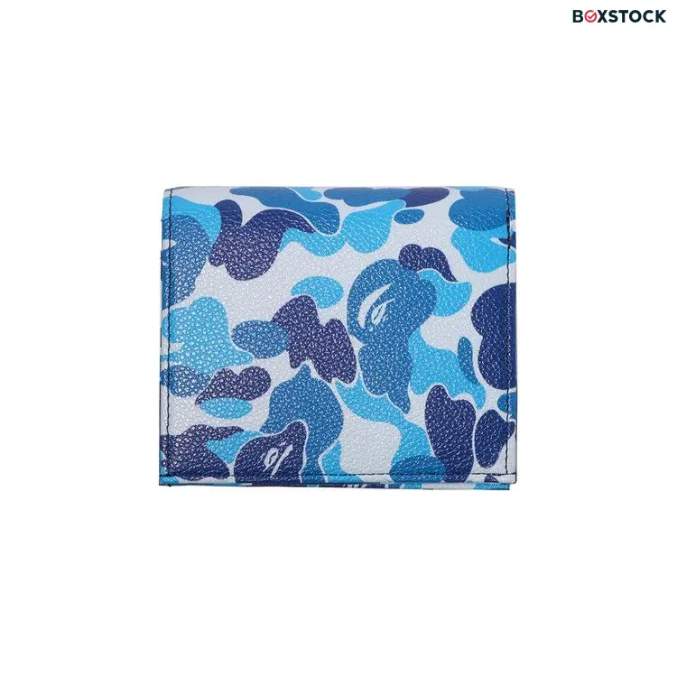 BAPE ABC Camo Mini Wallet 'Blue' Spring/Summer 2024