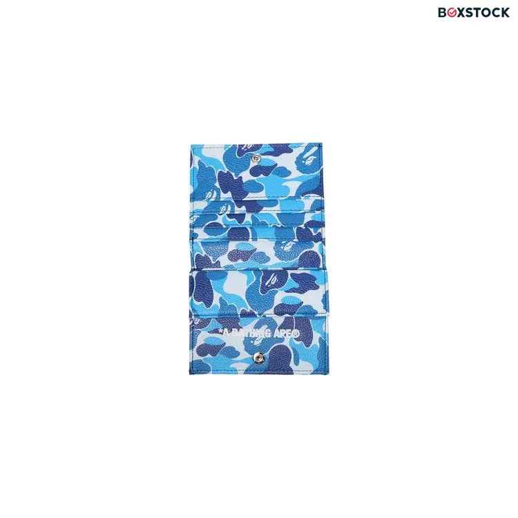 BAPE ABC Camo Mini Wallet 'Blue' Spring/Summer 2024