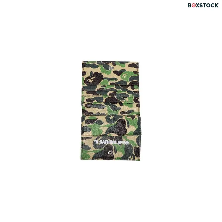 BAPE ABC Camo Mini Wallet 'Green' Spring/Summer 2024