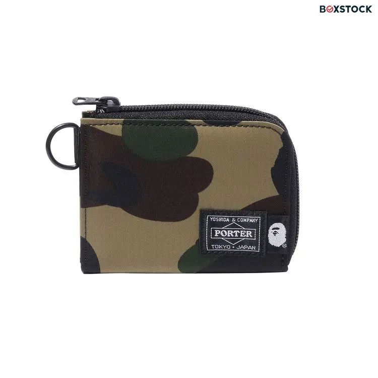 BAPE x Porter 1st Camo Mini Wallet 'Green'