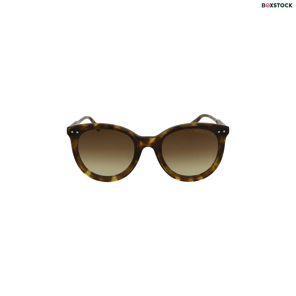 Bottega Veneta Round Sunglasses 'Havana/Brown'
