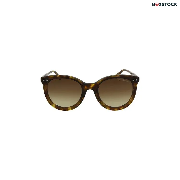 Bottega Veneta Round Sunglasses 'Havana/Brown'