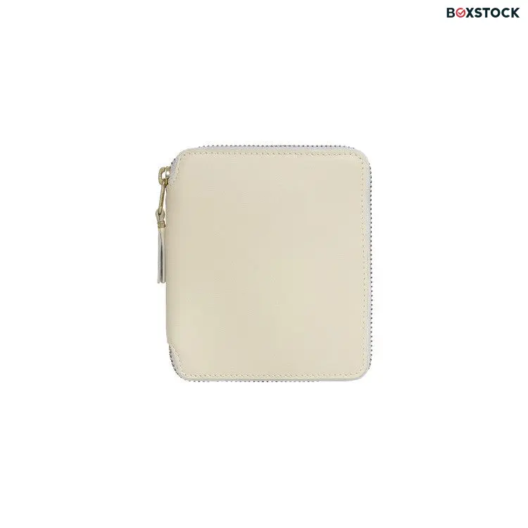 Comme des Garçons Classic Leather Line Zipper Wallet 'Off-White' Spring/Summer 2023
