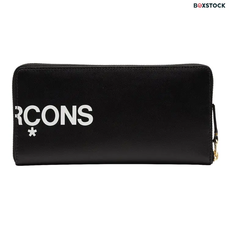 Comme des Garçons Wallet Huge Logo Wallet 'Black' Spring/Summer 2023