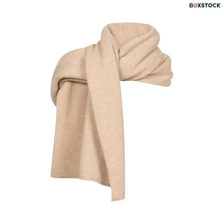 Dries Van Noten Knit Safety Pin Scarf 'Natural' White Fall/Winter 2024