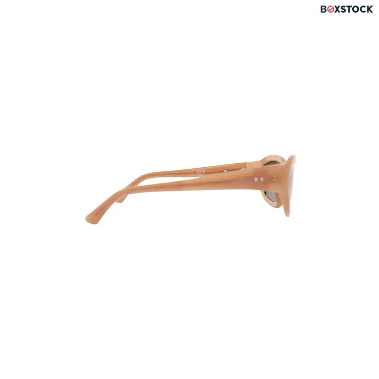 Dries Van Noten x Linda Farrow Rectangle Sunglasses 'Dark Camel/Silver/Green' Brown Spring/Summer 2024