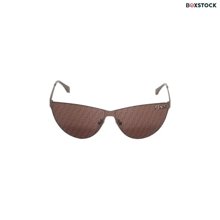 Fendi Cut-Out Sunglasses 'Matte Dark Brown/Gradient Brown' Fall/Winter 2024