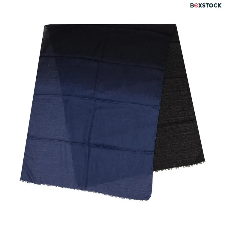 Fendi Jacquard Stole FF Logo Scarf 'Blue/Black'