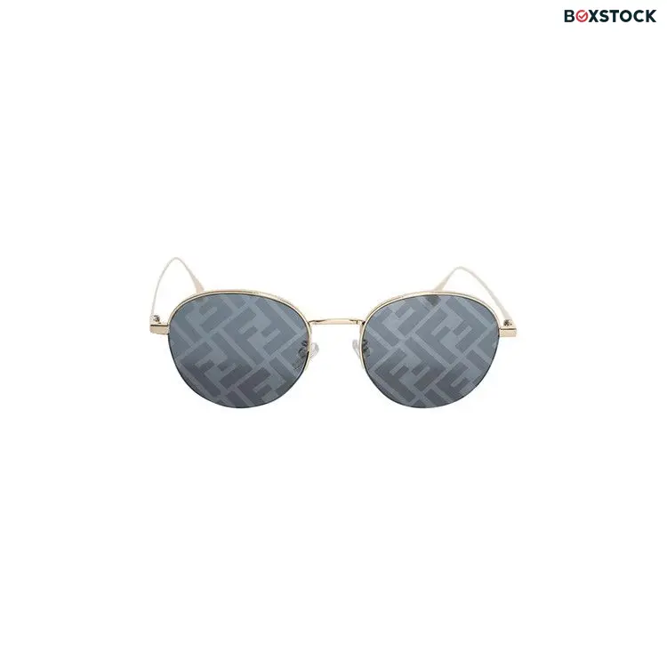 Fendi Travel Sunglasses 'Gold/Blue Mirror' Multi-Color