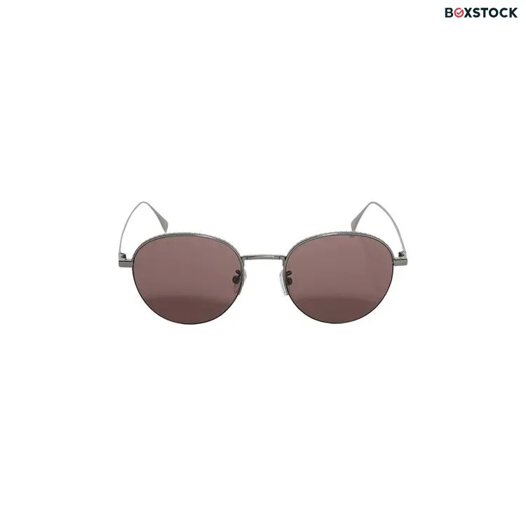 Fendi Travel Sunglasses 'Shiny Light Ruthenium/Bordeaux' Multi-Color