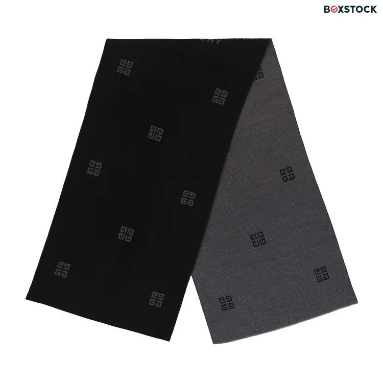 Givenchy 4G Check Jacquard Scarf 'Black'
