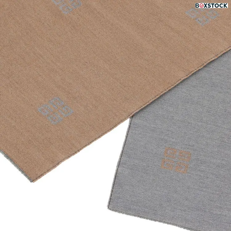 Givenchy 4G Check Jacquard Scarf 'Grey'