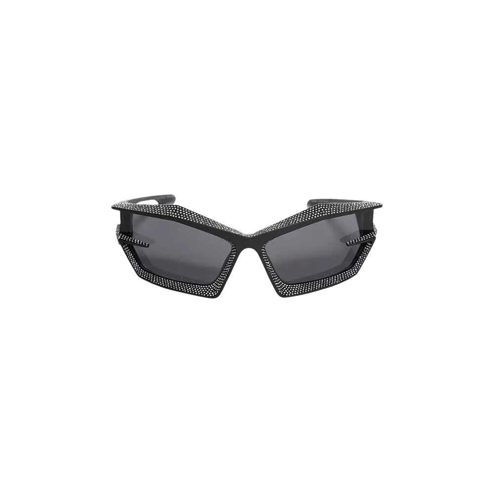 Givenchy Cut Strass Sunglasses 'Matte Black/Smoke'