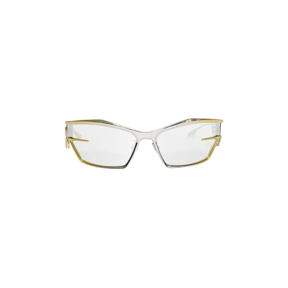 Givenchy Cut Sunglasses 'Shiny Yellow/Smoke Mirror'