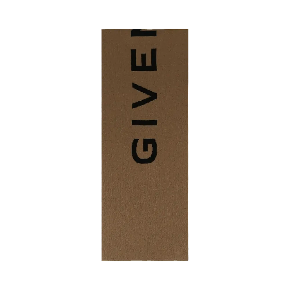 Givenchy Double Face 4G Logo Scarf 'Havana/Black' Brown