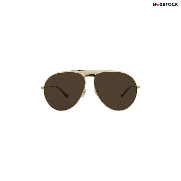 Gucci Aviator Sunglasses 'Gold/Brown'