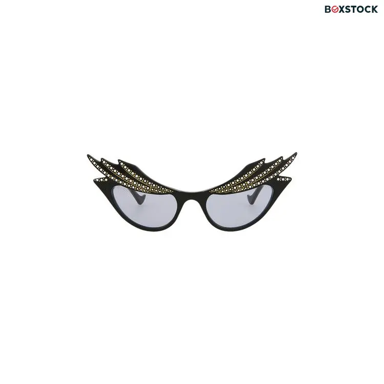 Gucci Cat Eye Sunglasses 'Black/Violet'