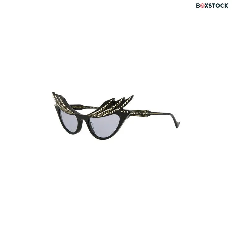Gucci Cat Eye Sunglasses 'Black/Violet'