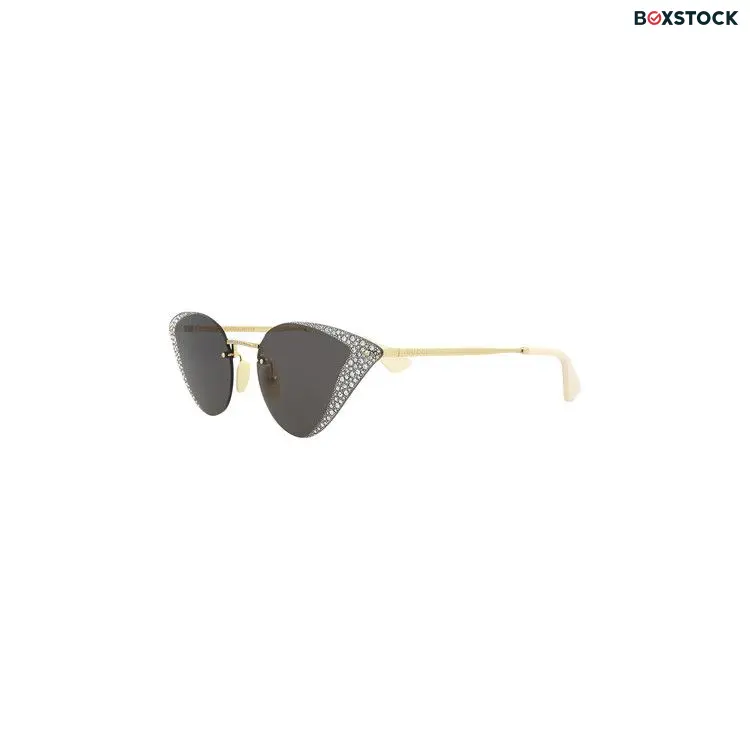 Gucci Cat Eye Sunglasses 'Gold/Grey'